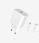 LinkTech T459e Strong 25W PD QC 4.0 USB C Kablolu Beyaz Çevre Dostu Hızlı Şarj Aleti - 3A, Type-C Çıkışlı, Akım Korumalı