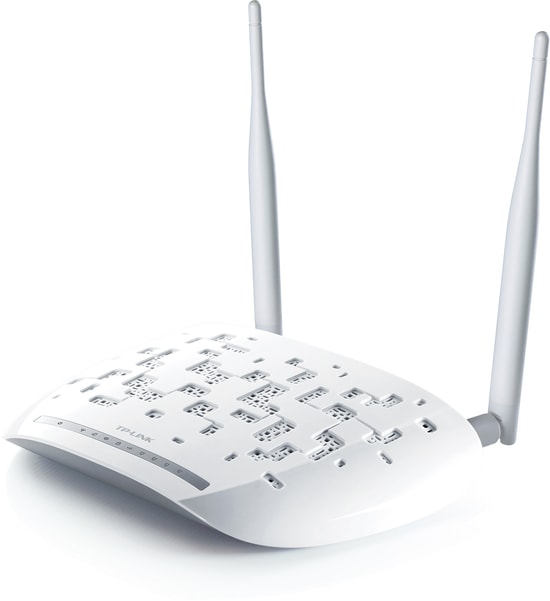 TP-Link TD-W9970 2.4GHz 300Mbps WiFi 4 VDSL/ADSL Modem Router - 4 100Mbs Port, USB, Misafir Ağ, 2 Anten, VPN QoS Desteği