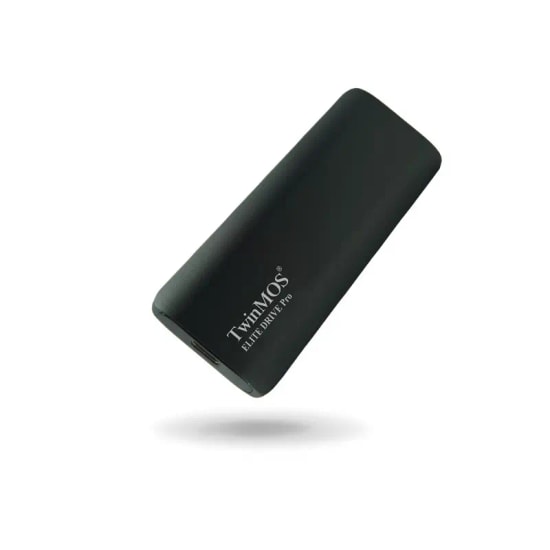 TwinMOS EliteDrive Pro 1TB Taşınabilir SSD (PSSD1TBEDP) - 1100/1050MB/s Okuma Yazma, Koyu Gri, Type-C/USB, Harici SSD