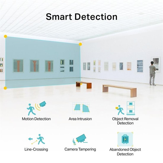 TP-Link VIGI C230I Mini (2.8MM) 3MP IR Dome Kamera - İnsan/Araç Algılama, 30m IR, Çift Yönlü Ses, H.265+, IK08 Koruma