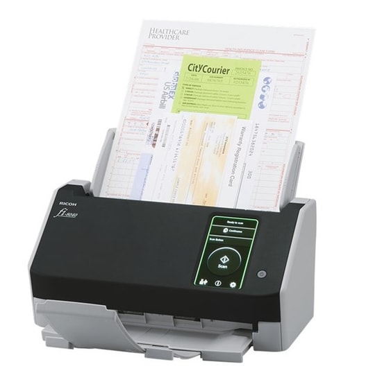 Ricoh FI-8040 A4 Doküman Tarayıcı - 50 Sayfa ADF, Çift Taraf Tarama, 40ppm Hız, 300dpi, 24bit Renk, LCD Ekran, USB, LAN