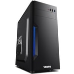 Vento TA-K61 350W ATX Midi Tower Siyah Kasa - 3x USB, 80mm Fan, 2x 2.5" SSD, 3x 3.5" HDD Yuvalı Oyuncu Kasası