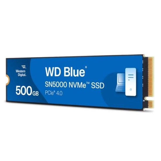 WD Black SN5100 500GB NVMe M.2 3D CBA NAND SSD (WDS500G5B0E) - 6600/5600 MB/s, PCIe Gen 4x4, SLC nCache 4.0 Cache