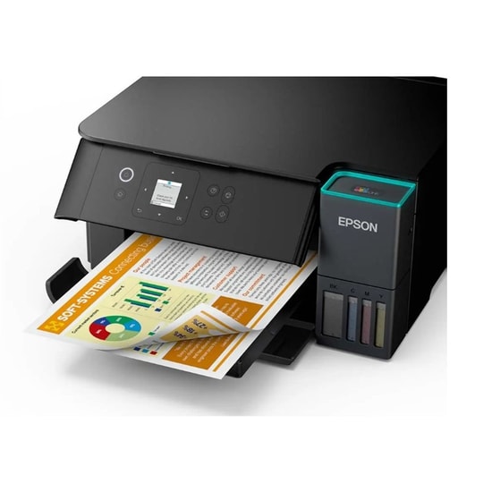 Epson EcoTank L4360 Çok Fonksiyonlu Renkli Tanklı Yazıcı - 15ppm, Wi-Fi, Tarayıcı, Fotokopi, Dubleks Baskı, LCD Ekran