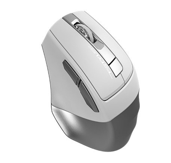 A4 Tech FB35S Beyaz Sessiz Bluetooth Mouse - 2000 DPI, Kablosuz Optik, Ergonomik Tasarım, 6 Tuşlu, Ayarlanabilir DPI