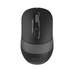 A4 Tech Fsytler FG10CS AIR2 Siyah Gri Kablosuz Şarjlı Optik Mouse - 2000 DPI, 2.4 GHz, USB C Şarj Kablolu, 4 Tuşlu