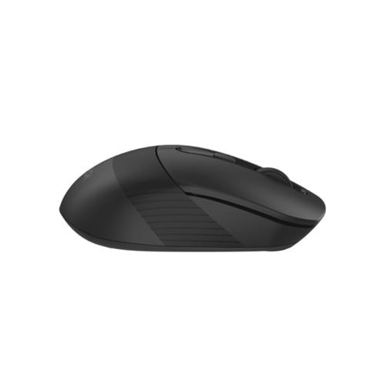 A4 Tech Fsytler FG10CS AIR2 Siyah Gri Kablosuz Şarjlı Optik Mouse - 2000 DPI, 2.4 GHz, USB C Şarj Kablolu, 4 Tuşlu