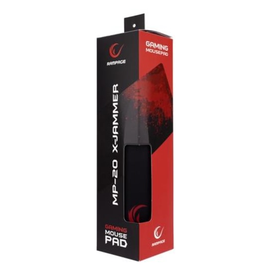 Rampage MP-20 X-Jammer Gaming Mouse Pad (300x700x3mm) - Hassas Yüzey, Kaymaz Taban, Üst Düzey Kontrol