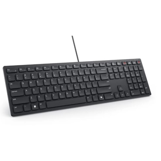 Dell KB525C Pro Kablolu İş Birliği Klavyesi TR QWERTY (580-BBSW) - Türkçe Q Klavye, Multimedya Tuşlar, Ergonomik Tasarım