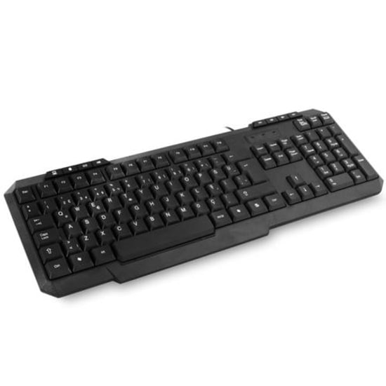 Everest KM-1435 USB Kablolu Klavye Mouse Set - Siyah, USB, Multimedya Tuşlu, Türkçe Q Klavye, 800 DPI Optik Mouse