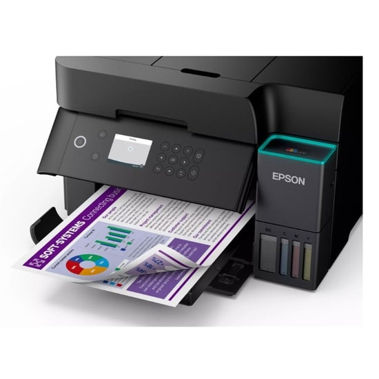 Epson EcoTank L6370 Tanklı Renkli Yazıcı - 35 ppm, Tarayıcı, Fotokopi, WiFi, Ethernet, USB, Dubleks Baskı, Heat-Free