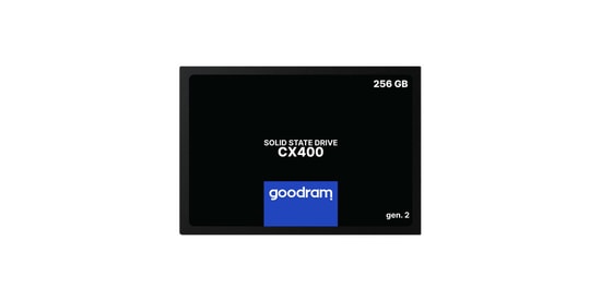 Goodram CX400 256GB SSDPR-CX400-256-G2 SATA III 2.5" Dahili Katı Hal Sürücüsü - 550/490 MB/s Hız, Yüksek Performans SSD