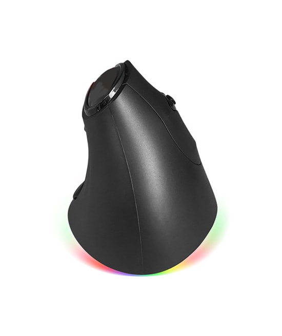 Dexim DMA026 Type-C Şarjlı Bluetooth Dikey Mouse - RGB Aydınlatma, 2.4Ghz, 4000dpi, 9 Tuşlu, Ergonomik Tutuş, 10m Menzil