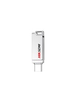 Hiksemi E327C 128GB Dual USB 3.2 Type-C Gümüş Metal Flash Bellek - Çift Bağlantı Noktalı, NAND, Yüksek Hızlı Bellek
