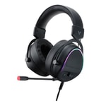 Rapoo VH650 7.1 Kanal RGB Kablolu Oyuncu Kulaklığı (13155) - Sanal Surround Ses, 50mm Sürücü, Gürültü Önleyici Mikrofon