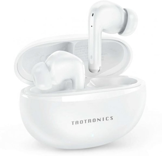 TaoTronics TT-BH1118-WH Beyaz Bluetooth Kulaklık - ANC, 4 Mikrofonlu ENC, 3 Mod (Bas/Pop/Oyun), BT 5.3, 10mm Sürücü