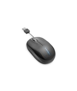 Kensington ProFit Siyah İçeri Çekilebilir USB Kablolu Mouse (K72339EU) - 1000 DPI Mavi Optik, Ergonomik Tasarım, 3 Tuşlu