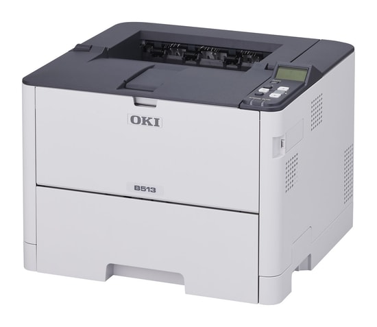 OKI B513DN Mono Lazer Yazıcı (9006232) - A4, 45ppm, 1200dpi, 512MB Bellek, Dubleks, USB, Ethernet, LCD Ekran, AirPrint