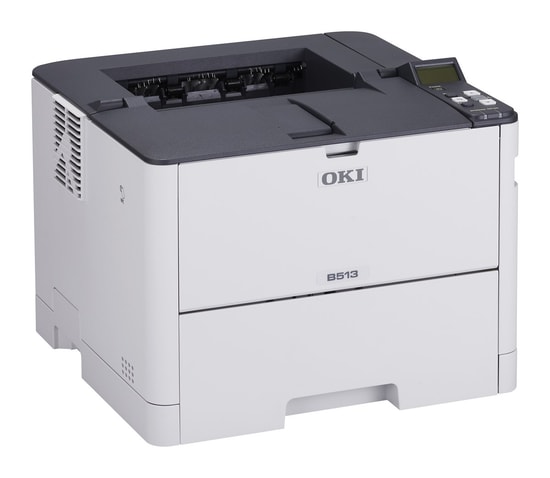 OKI B513DN Mono Lazer Yazıcı (9006232) - A4, 45ppm, 1200dpi, 512MB Bellek, Dubleks, USB, Ethernet, LCD Ekran, AirPrint