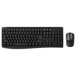 Rapoo X1800Pro Kablosuz Klavye Mouse Set (13387) - 2.4 GHz Bağlantı, Türkçe Q Düzen, 1000 DPI Optik, Siyah, Tak Çalıştır