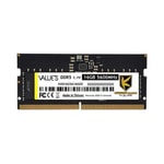 KINGSMAN 16GB 5600MHz DDR5 SODIMM Notebook RAM Bellek (KSD516G56C46SOD) - CL46, 1.1V, Kutusuz, PC4 44800