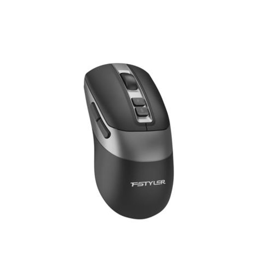 A4 Tech Fstyler FG50S Plus Siyah Kablosuz Sessiz Mouse - 3200 DPI, Optik Sensör, 7 Tuşlu, Ergonomik Tasarım, Nano Alıcı