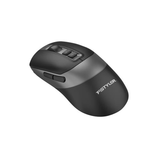 A4 Tech Fstyler FG50S Plus Siyah Kablosuz Sessiz Mouse - 3200 DPI, Optik Sensör, 7 Tuşlu, Ergonomik Tasarım, Nano Alıcı