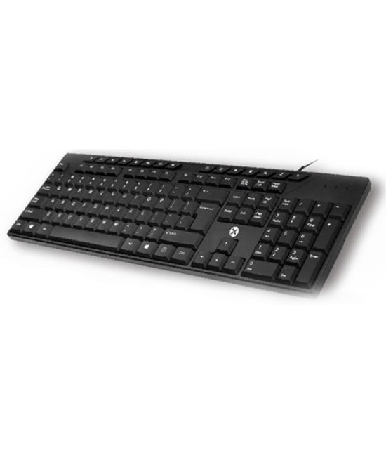 Dexim KM-108 Türkçe Q Düzen Klavye - Multimedya Tuşları, USB Kablolu Ergonomik Tasarım (DKA003), Siyah, 150cm Kablo