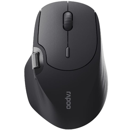 RAPOO MT560 Çok Modlu Kablosuz Siyah Mouse (13174) - 4000 DPI, Ergonomik Tasarım, BT 5.0/2.4 GHz, Şarj Edilebilir, Siyah