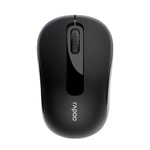RAPOO M10 Plus Siyah Kablosuz Optik Mouse (13354) - 1200 DPI, Ergonomik, Nano Alıcı, 2.4 GHz, 10 Metre, Çift El Uyumlu