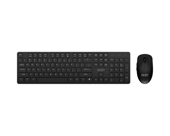 MSI Forge K200W Combo TR Kablosuz Klavye Mouse Seti - 2.4GHz, 1600 DPI, 600mAh Batarya, Pixart Sensör, Türkçe Q Düzen