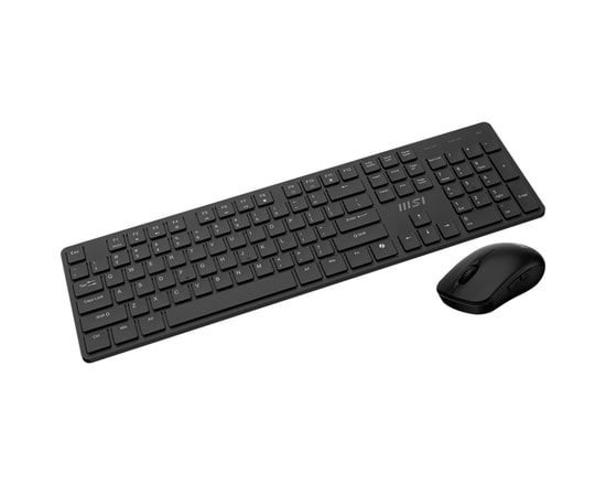 MSI Forge K200W Combo TR Kablosuz Klavye Mouse Seti - 2.4GHz, 1600 DPI, 600mAh Batarya, Pixart Sensör, Türkçe Q Düzen