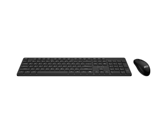 MSI Forge K200W Combo TR Kablosuz Klavye Mouse Seti - 2.4GHz, 1600 DPI, 600mAh Batarya, Pixart Sensör, Türkçe Q Düzen