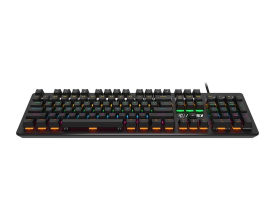 MSI Forge GK300 Red TR Kablolu Mekanik Gaming Klavye - Kırmızı Switch, RGB Aydınlatma, Türkçe Q Düzen, RGB Aydınlatma
