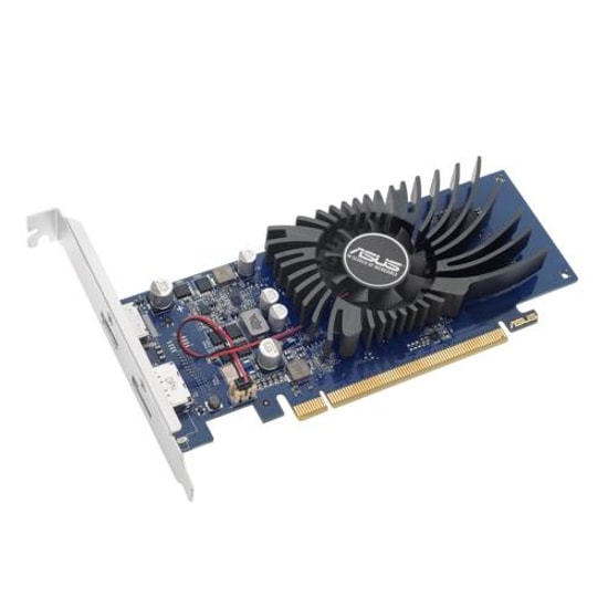 Asus GeForce GT 1030 2GB GDDR5 LP Ekran Kartı (90YV0AT2-M0NA00) - Low Profile, HDMI 2.0, DVI-D, 64 Bit, DX 12, PCIe 3.0