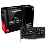 PowerColor Reaper RX9060XT 16GB Ekran Kartı (RX9060XT 16G-A) 3230 MHz, GDDR6, 128 Bit, 2xDP, HDMI, RDNA 4.0, DX 12