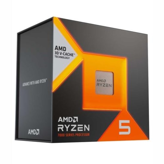 AMD Ryzen 5 7500X3D 4.5 GHz 6 Çekirdek  AM5 İşlemci (100-100001904WOF) -  Fansız, Kutulu, 102MB Cache, 65W TDP