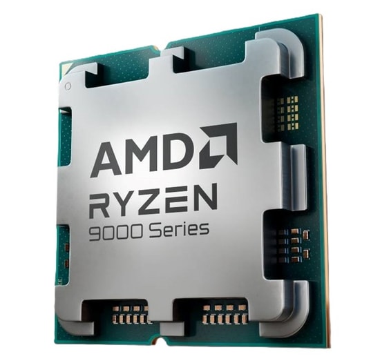 AMD Ryzen 5 9500F 3.8 GHz (5.0 GHz Turbo) 6 Çekirdek TRAY AM5 İşlemci (100-000001406) - Fansız, Kutusuz, 32MB Cache, 65W