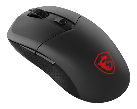 MSI Versa 300 Siyah Kablosuz Oyuncu Mouse - 8000 DPI, 60g Ultra Hafif, BT/2.4Ghz, 1000 Hz, 6 Tuşlu, RGB, Mikro Switch