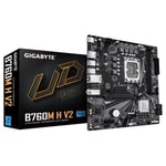 Gigabyte B760M-H V2 DDR5 Anakart: LGA1700, Çift M.2, HDMI, mATX, Intel 12/13.Nesil, 64GB DDR4 3200MHz, PCIe 4.0, GbE LAN