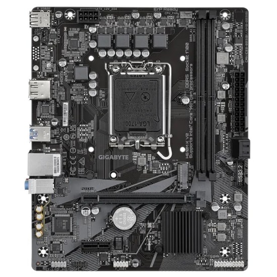 Gigabyte H610M-K-V2 Anakart: LGA1700, DDR5 5600MHz, M.2, PCIe Gen.3x4, HDMI 2.1, DP 1.2, USB 3.2, 1Gbit LAN, MicroATX