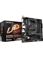 Gigabyte A520M-DS3H-AC Anakart: AM4, 4733MHz OC DDR4, M.2, HDMI, DP, WiFi, Realtek Ses, BT 4.2, USB 3.2, MicroATX