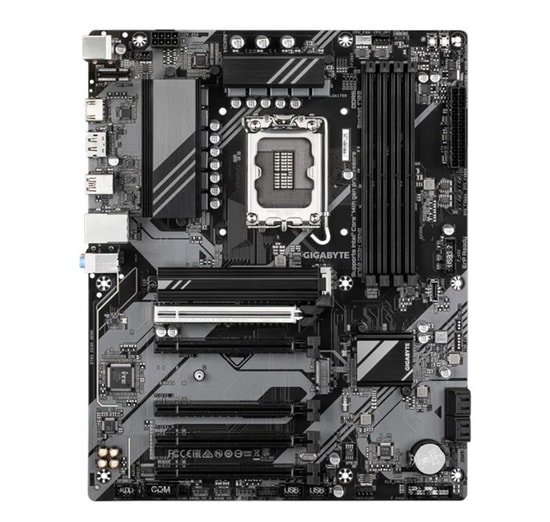 Gigabyte B760-DS3H-GEN5 Anakart: LGA1700, DDR5 7600MHz (OC), 2xM.2, PCIe 5.0, Type C, HDMI, DisplayPort, ATX