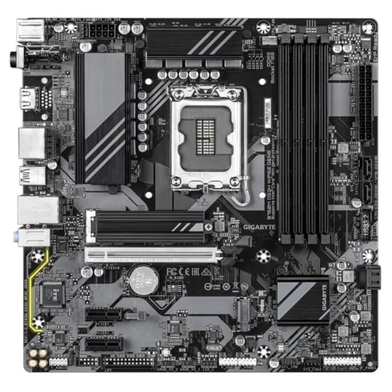 Gigabyte B760M DS3H WiFi 6E GEN5 Anakart: LGA1700, PCIe 4.0, HDMI 2.1, DP 1.2, Type-C, 2.5GbE LAN, AX210, Micro-ATX