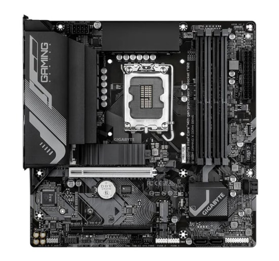 Gigabyte B760M GAMING X GEN5 Anakart: LGA1700, DDR4 5333MHz, 2xM.2, PCIe Gen.4, HDMI, DP, USB 3.2, 2.5Gbit LAN, MicroATX