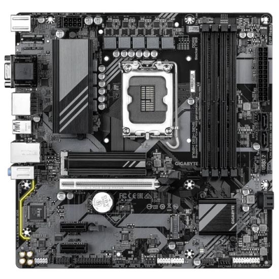Gigabyte B760M DS3H GEN5 Anakart: LGA1700, PCIe 4.0, Realtek Ses, HDMI 2.1, DP 1.2, Type-C, 2.5GbE LAN, Micro-ATX