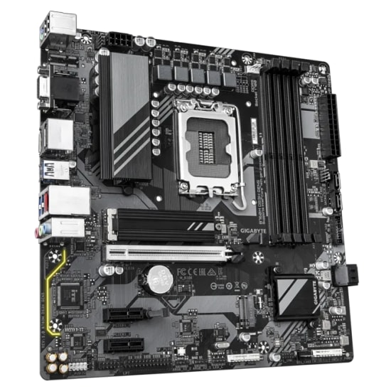 Gigabyte B760M DS3H GEN5 Anakart: LGA1700, PCIe 4.0, Realtek Ses, HDMI 2.1, DP 1.2, Type-C, 2.5GbE LAN, Micro-ATX