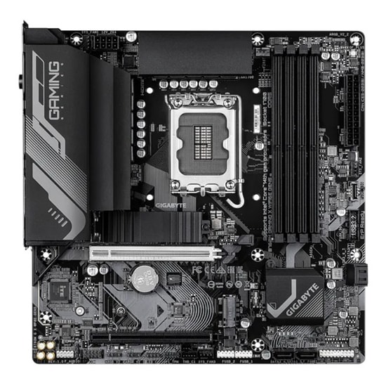 Gigabyte B760M GAMING X WIFI6E GEN5 Anakart: LGA1700, DDR5 7600MHz, M.2, HDMI, DP, PCIe 5.0, BT 5.3, 2.5G LAN, Micro-ATX