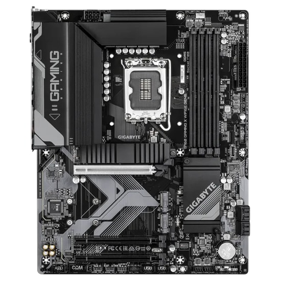 Gigabyte B760 Gaming X WiFi 6E Gen 5 Anakart: LGA1700, DDR5 7600MHz (OC), 2xM.2, PCIe 5.0, Type C, HDMI, DP, ATX