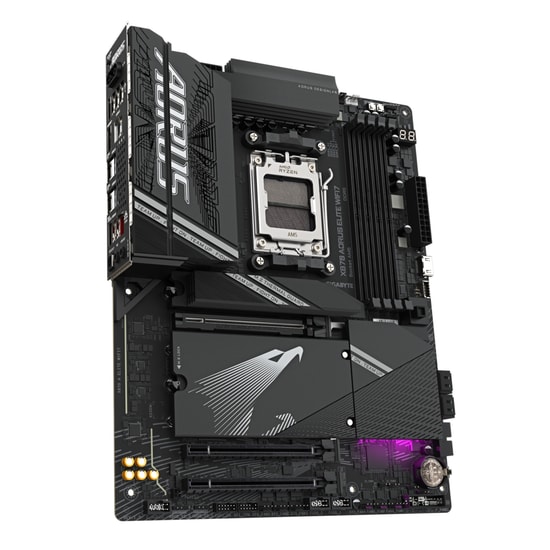 Gigabyte X870A Elite WIFI7 AM5 DDR5 Anakart - 8200MHz, 4xM.2, 2.5GbE LAN, Wi-Fi 7, BT5.4, USB4 40 Gbps, Realtek Ses, ATX